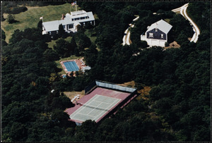 Aerial view of 4-6 Harborview Drive, including 44 Brewster Road