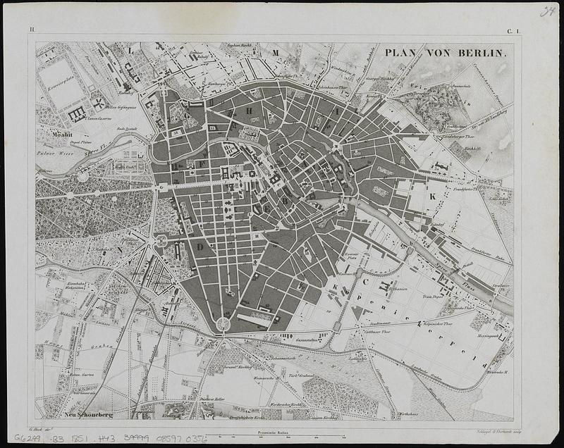 Plan von Berlin