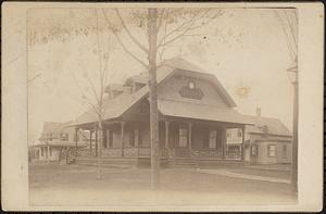 Craneville Library and adjacent houses