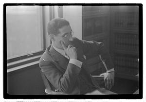 Leo Schwartz, legal advisor to Police Commissioner E.C. Hultman at headquarters