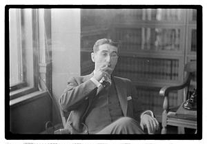 Leo Schwartz, legal advisor to Police Commissioner E.C. Hultman at headquarters