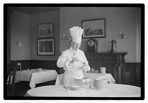 Max Hofer, pres. Of Epicurean Club and chef of the Union Club