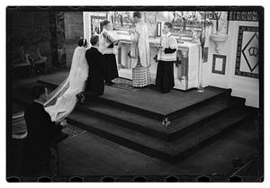 Wedding Will. Ryan of Maker St. Brig. at Brookline with Fr. Dowd