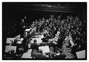 Harvard & Radcliffe Glee Clubs symphony Boulanger conducting, Symphony Hall