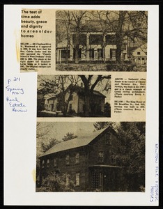 Newton photographs oversize : Allen House : 35 Webster Street / [compiled by the staff of the Newton Free Library]. - Allen House : 35 Webster Street - The Test of Time Adds Beauty, Grace and Dignity to Area Older Homes -