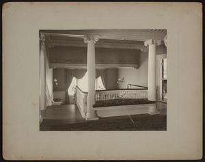 Hunnewell Club photographs - Top of Main Stairway -