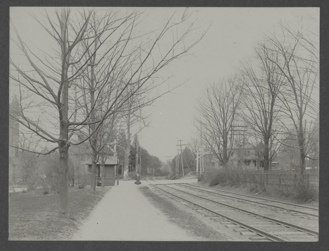 Newton Engineering Department Photos Langley Road Railroad Crossing