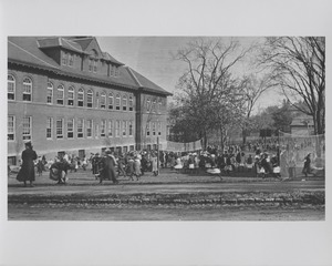 Newton Forestry Department Photographs, 1908-1918 - Pierce School Playground -
