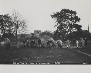 Newton Forestry Department Photographs, 1908-1918 - Newton Centre Playground - 1908 -