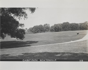 Newton Forestry Department Photographs, 1908-1918 - Cabot Park - Newtonville -