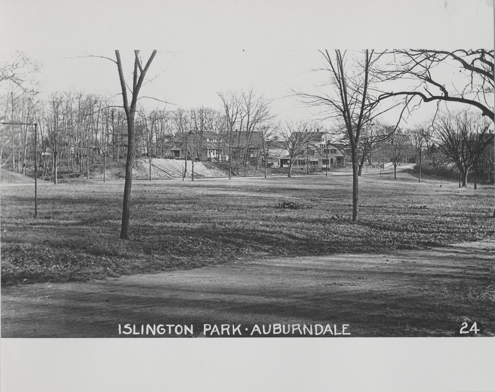 Newton Forestry Department Photographs, 1908-1918 - Islington Park - Auburndale -