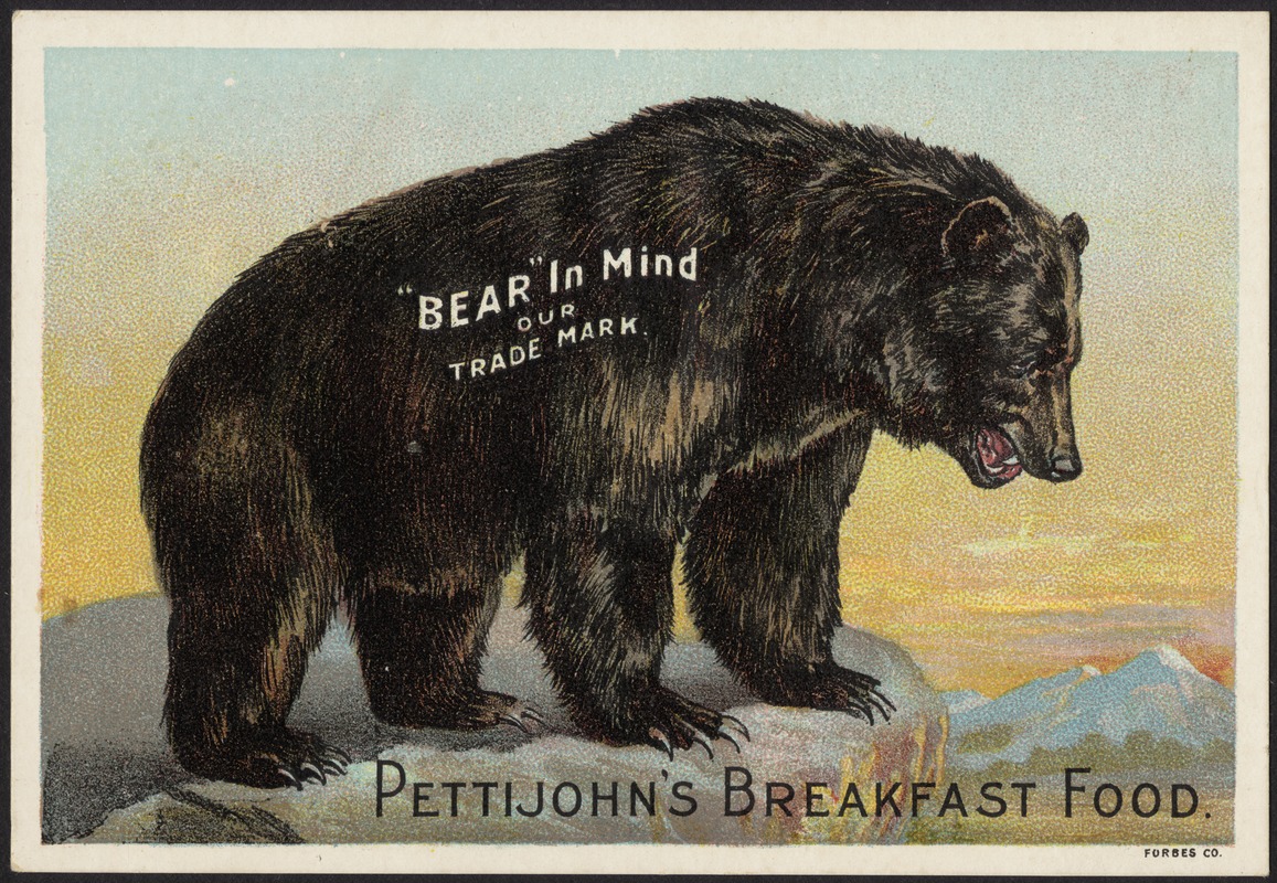 "Bear" in mind our trademark. Pettijohn's Breakfast Food