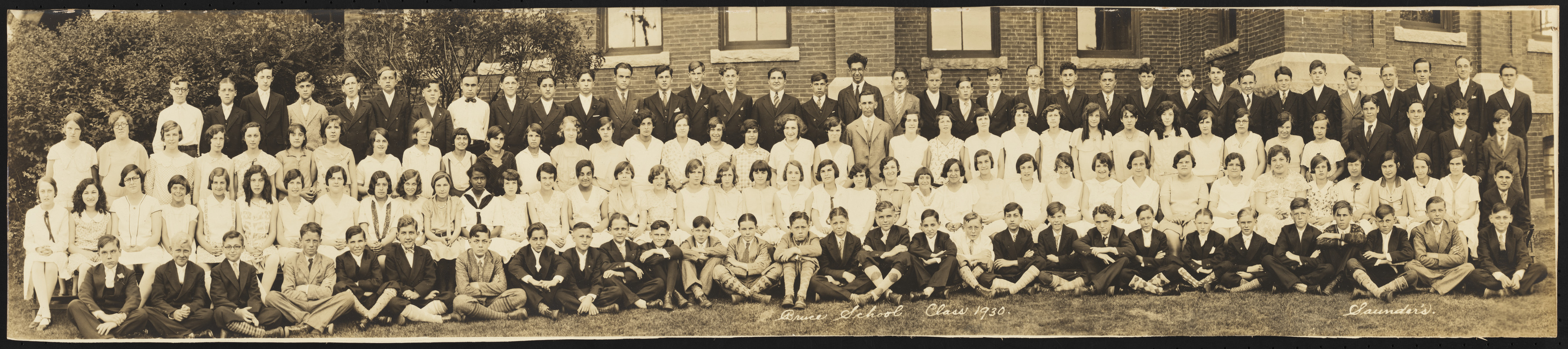 Bruce School class 1930