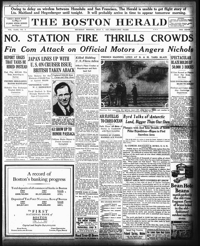 Boston Herald. July 07, 1927 - Digital Commonwealth