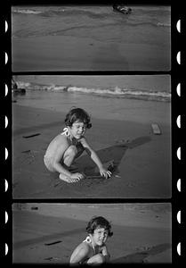Girl at a beach