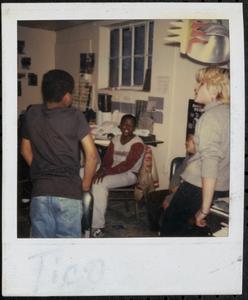 Group of young people in an art room