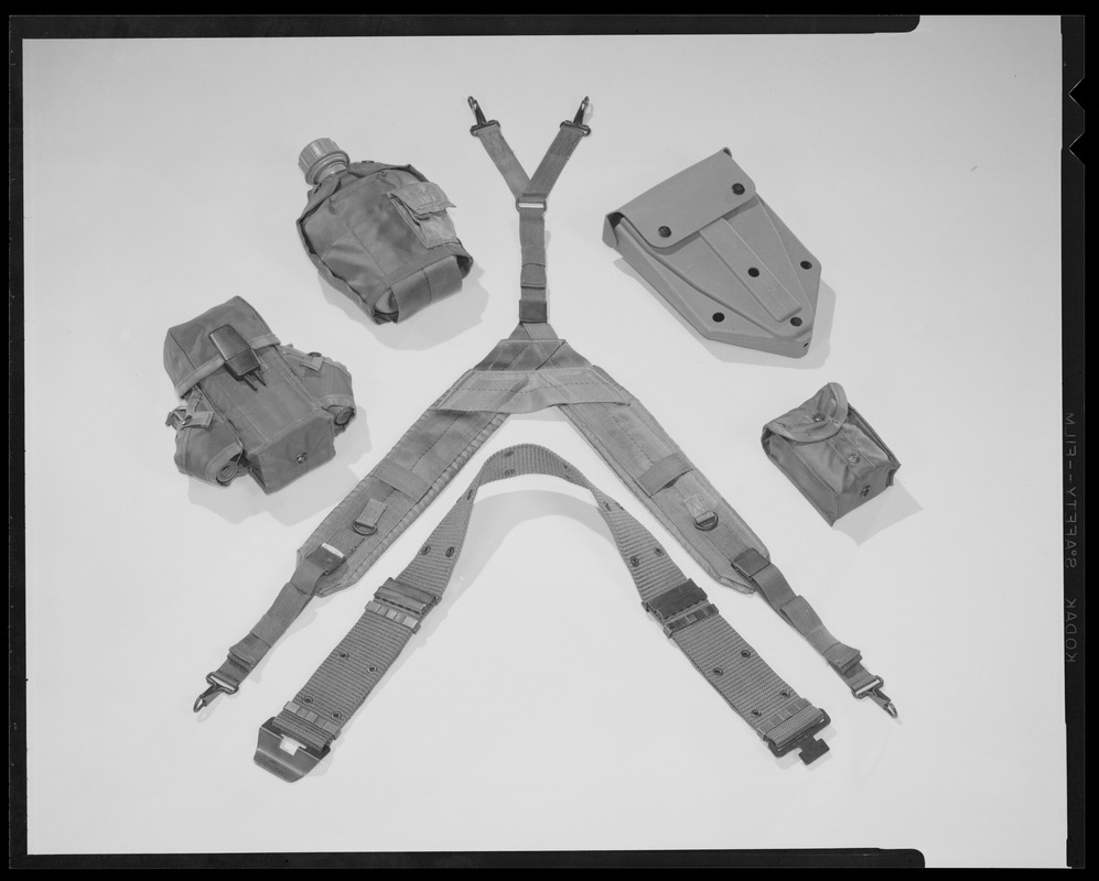 Fighting load equipment carriers, ammo pouch closed