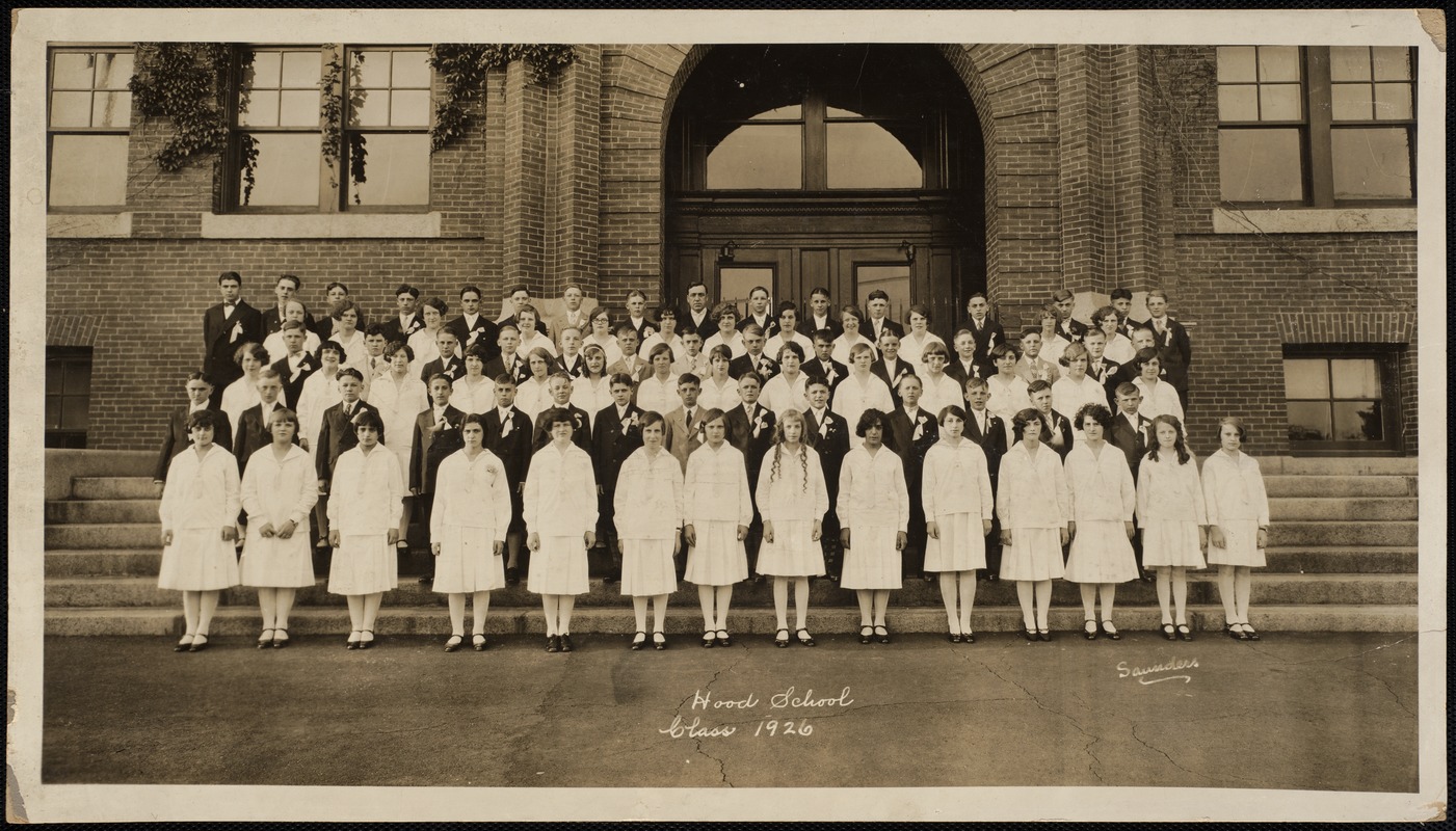Hood School class 1926