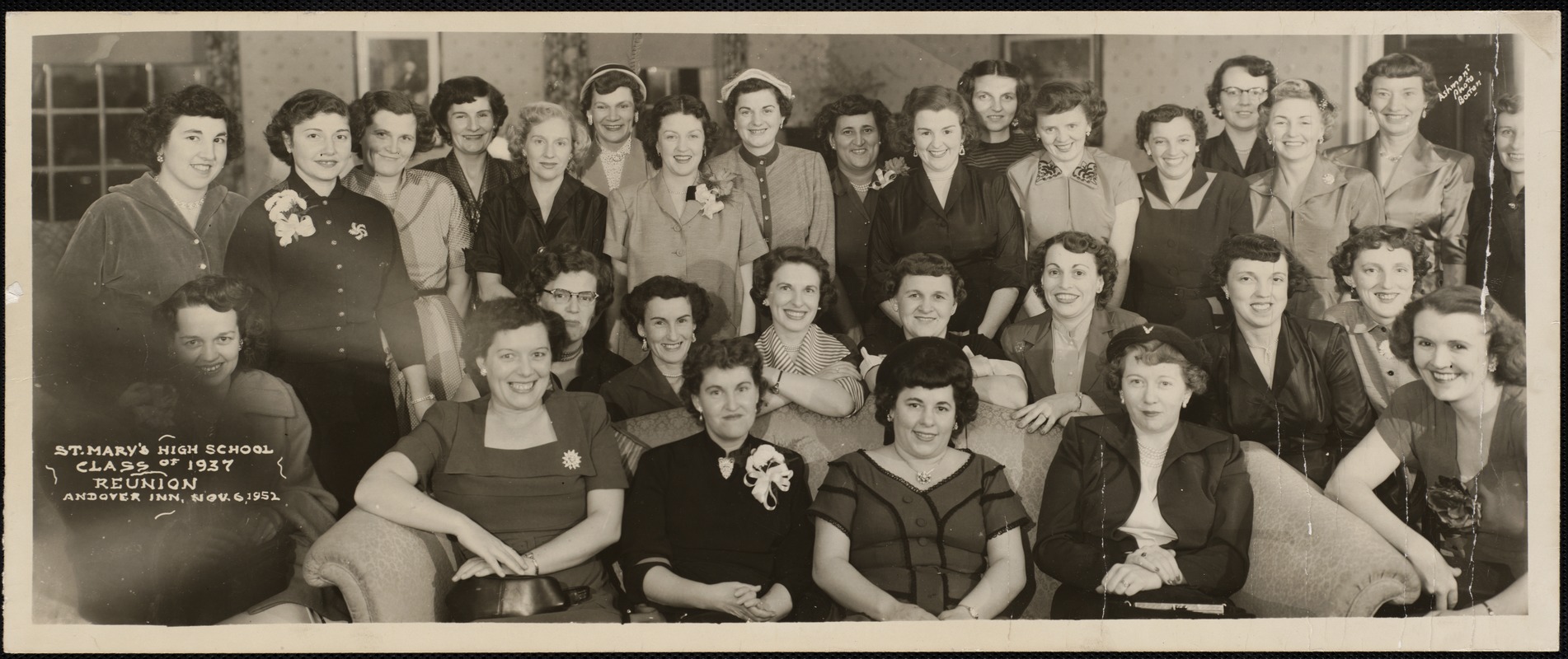 St Marys High School Class Of 1937 Reunion Digital Commonwealth