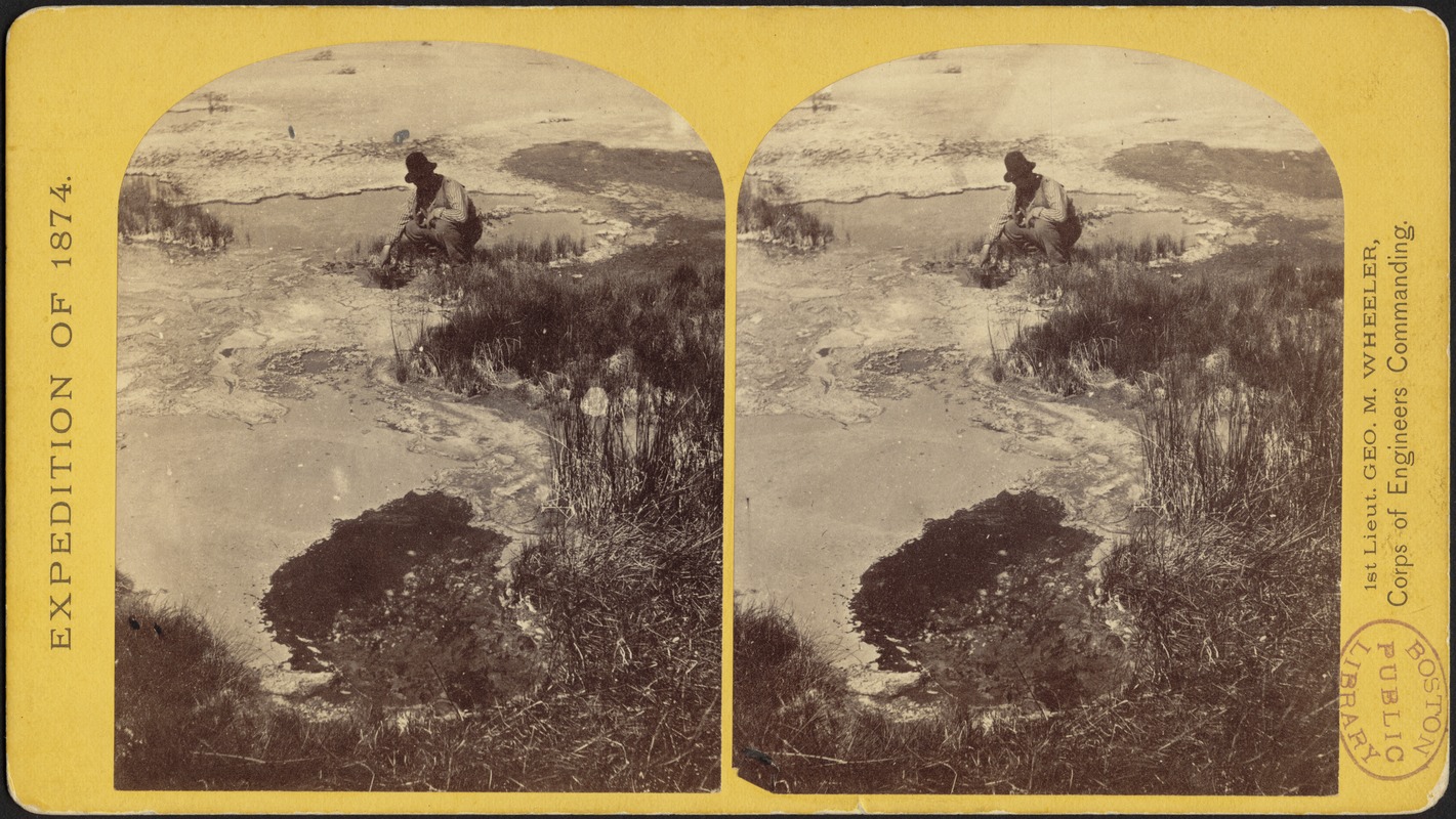 One of the group of Pagosa Hot Springs, showing incrustation on the surface.