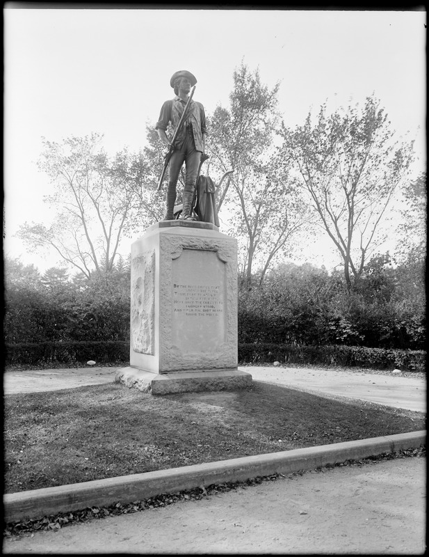 Statue Of A Minuteman By Daniel Chester French, Concord, Mass ...