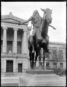 "Appeal to the Great Spirit" statue, Museum of Fine Arts, Boston, Mass.