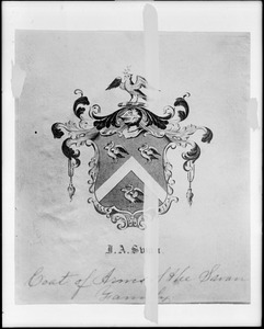 Bradley Coat of Arms, 72 Gardner Street, Allston, Mass.