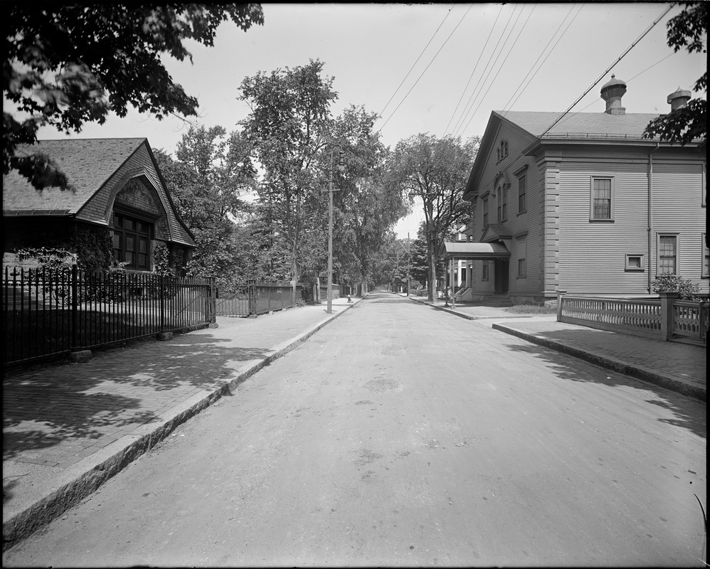 Eliot Hall and Church, Eliot Street, Jamaica Plain, Mass.