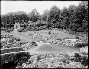 Rock garden, Franklin Park, taken from tower