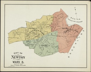 City of Newton, Ward 6, Precinct 1, 2 and 3, 1900 [Newton Centre, Chestnut Hill]
