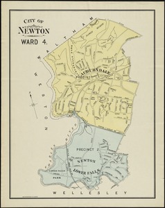 City of Newton, Ward 4, 1906 [Auburndale, Newton Lower Falls]