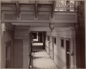 Corridor on the second floor.