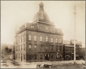 Charlestown Branch (municipal building). Branch moved from here to new quarters in 1913