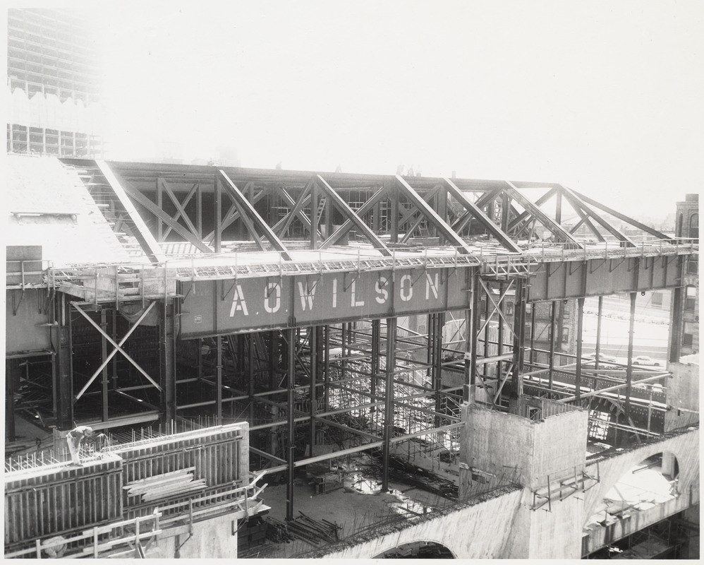 Boston Public Library Johnson Building Construction, May 1971 - Digital ...