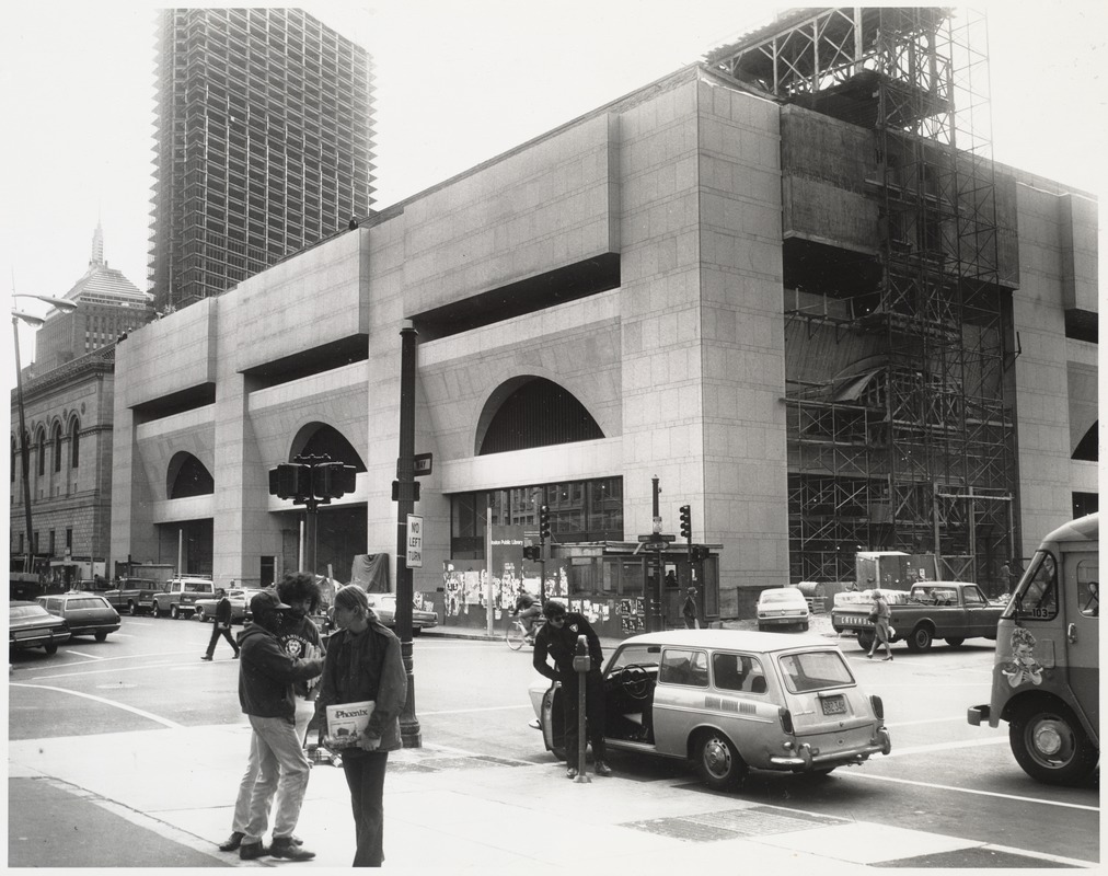 Boston Public Library Johnson Building Construction, Exterior Walls ...