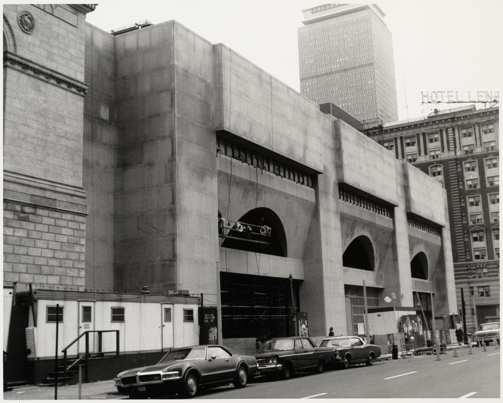 Boston Public Library Johnson Building Construction, Exterior Walls ...