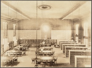 South End Branch. Reading room for adults. Branch moved from here to new quarters in 1923