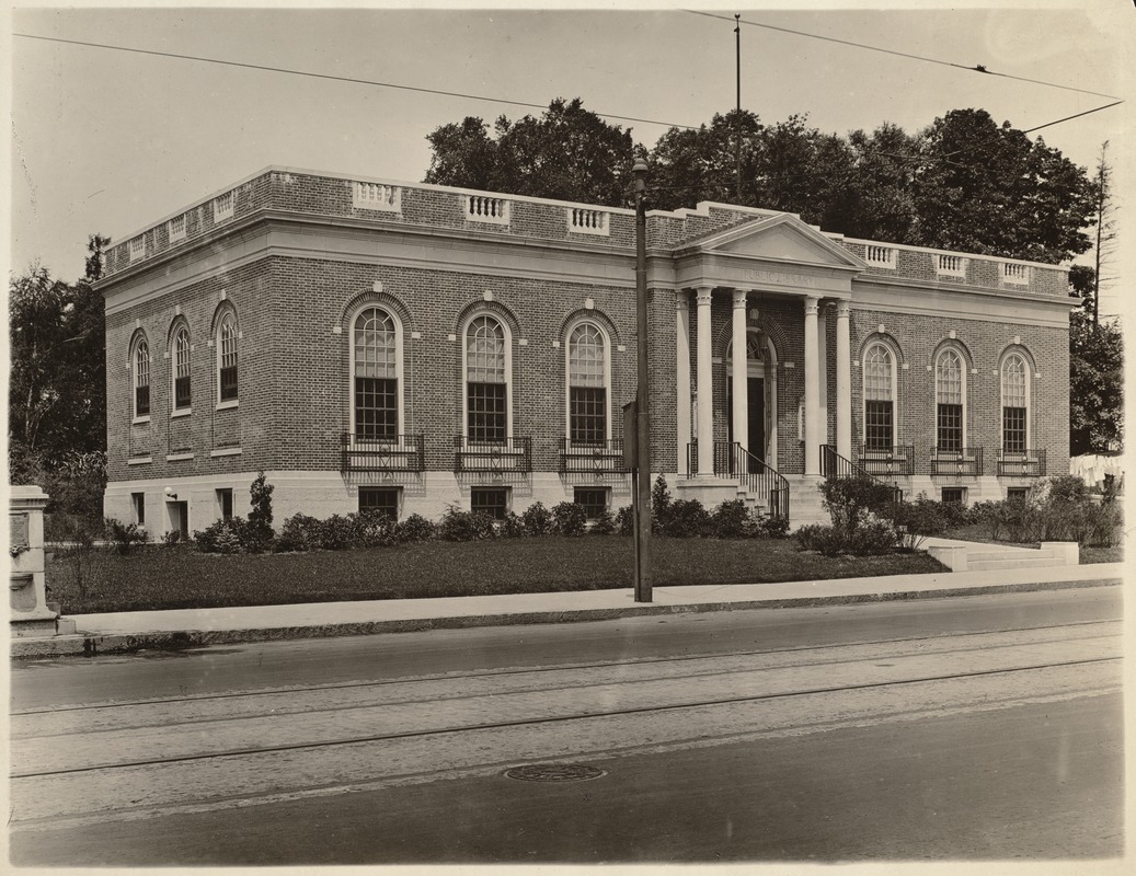 Boston Public Library West Roxbury Branch - Digital Commonwealth