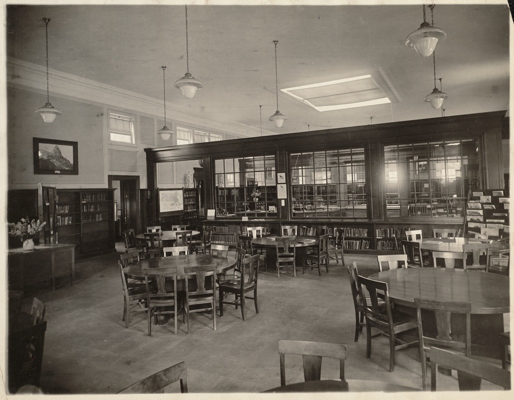 West Roxbury children's room. The Public Library of the City of Boston, West Roxbury Branch - interior