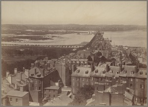 View from State House looking west, 1858