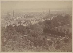 View from State House looking south, 1858