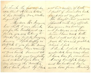 Letter from Annie Sullivan to Michael Anagnos, Nov. 16, 1887 (pp. 2 & 3 of 4)