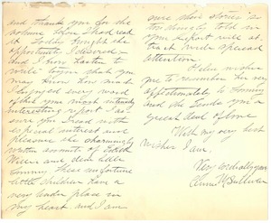 Letter from Annie Sullivan to Michael Anagnos, April 23, 1894 (pp. 2 & 3 of 3)