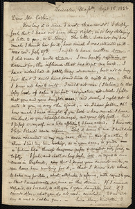Letter from Samuel May, Leicester, Mass., to John Bishop Estlin, Sept. 18, 1853
