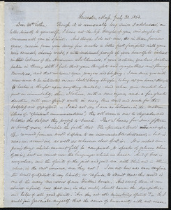 Letter from Samuel May, Leicester, Mass., to John Bishop Estlin, July 30, 1854