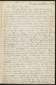 Letter from Samuel May, Leicester, Mass., to Mary Anne Estlin, June 13, 1865