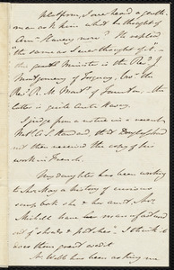 Letter from John Bishop Estlin, to Samuel May