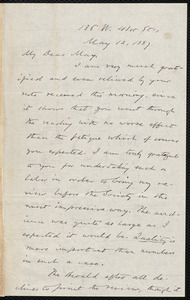 Letter from Oliver Johnson, [New York], to Samuel May, May 12, 1887