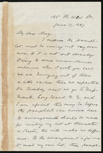 Letter from Oliver Johnson, [New York], to Samuel May, June 17, 1887