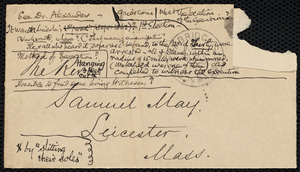 Letter from W. S. Alexander, Cambridge, [Mass.], to Samuel May, Aug. 26, 1890